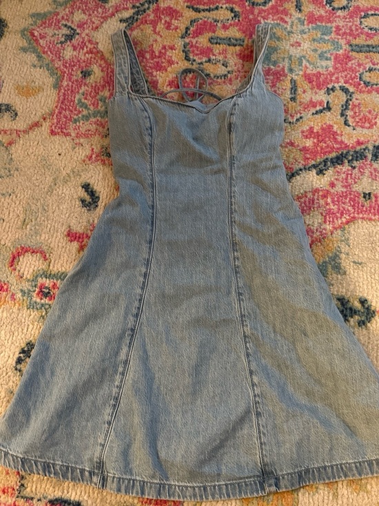 Hollister Dresses & Skirts - Hollister Light Blue Denim Mini Dress